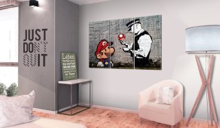 Obraz - Mario Mushroom, Banksy