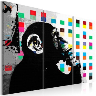 Obraz - Thinker Monkey - Banksy