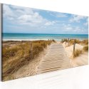 Obraz 150 x 50 cm - Wietrzna plaża
