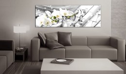 Obraz 150 x 50 cm - Zakręcone orchidee