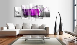 Obraz na szkle akrylowym - Purpurowa ekspresja 