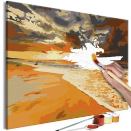 Obraz do samodzielnego malowania - Złota plaża