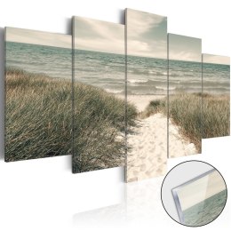 Obraz na szkle akrylowym - Cicha plaża 
