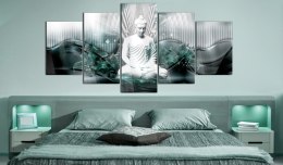 Obraz na szkle akrylowym - Lazurowa medytacja 