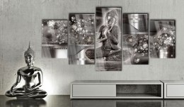 Obraz na szkle akrylowym - Srebrny spokój 