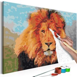 Obraz do samodzielnego malowania - Lion