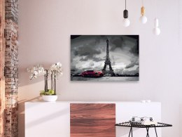 Obraz do samodzielnego malowania - Paryż (Czerwona limuzyna)
