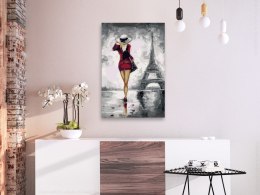 Obraz do samodzielnego malowania - Paryżanka