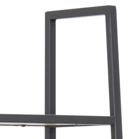 SKOŚNY REGAŁ, SEAFORD, MDF, DĄB, CZARNY METAL SKOŚNY REGAŁ, SEAFORD, MDF, DĄB, CZARNY METAL