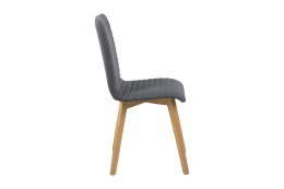 Krzesło Modern - Antracyt, wysokie oparcie, drewno