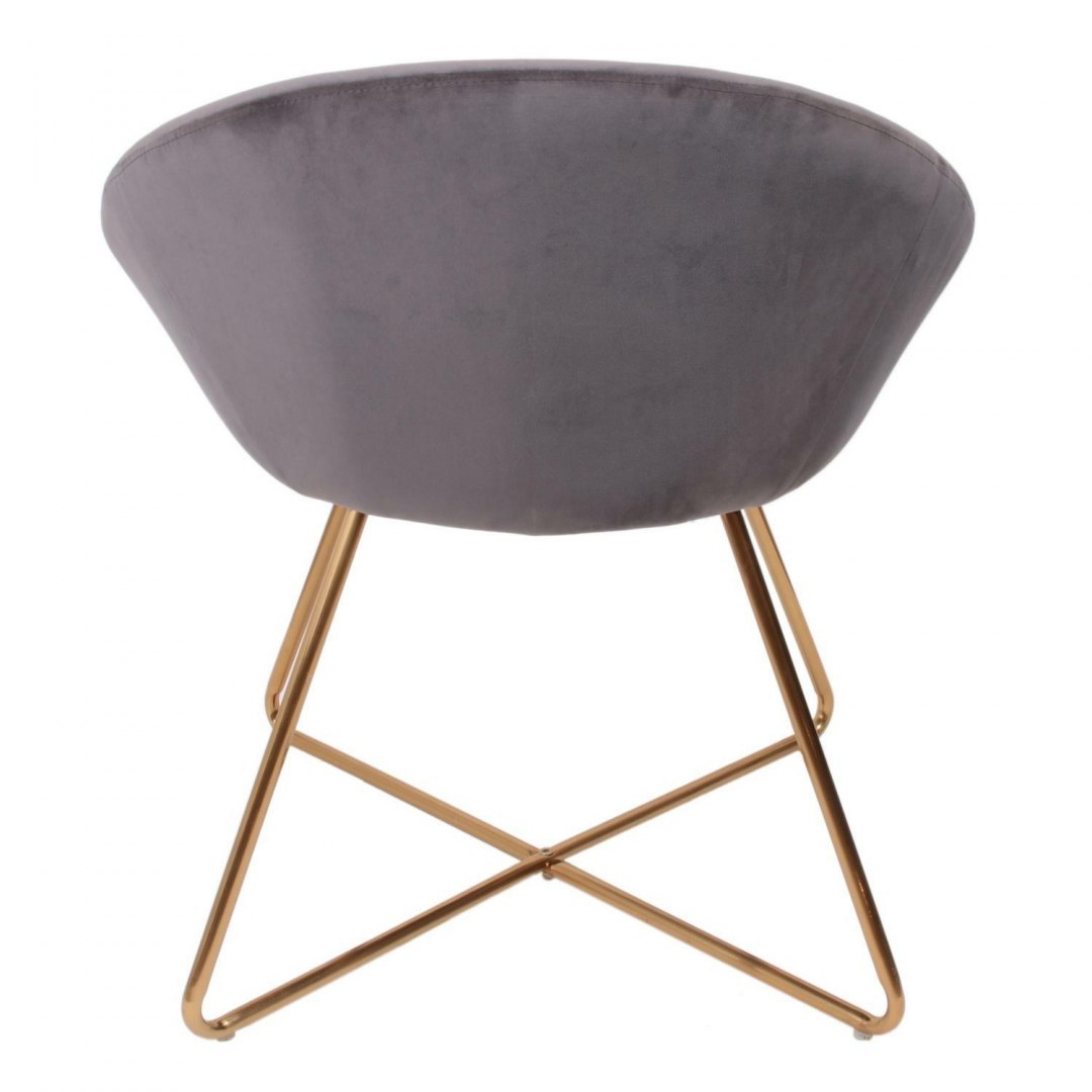 Fotel Karl Velvet szary Fotel Karl Velvet szary