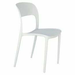 Krzesło Flexi Białe, proste, wytrzymałe