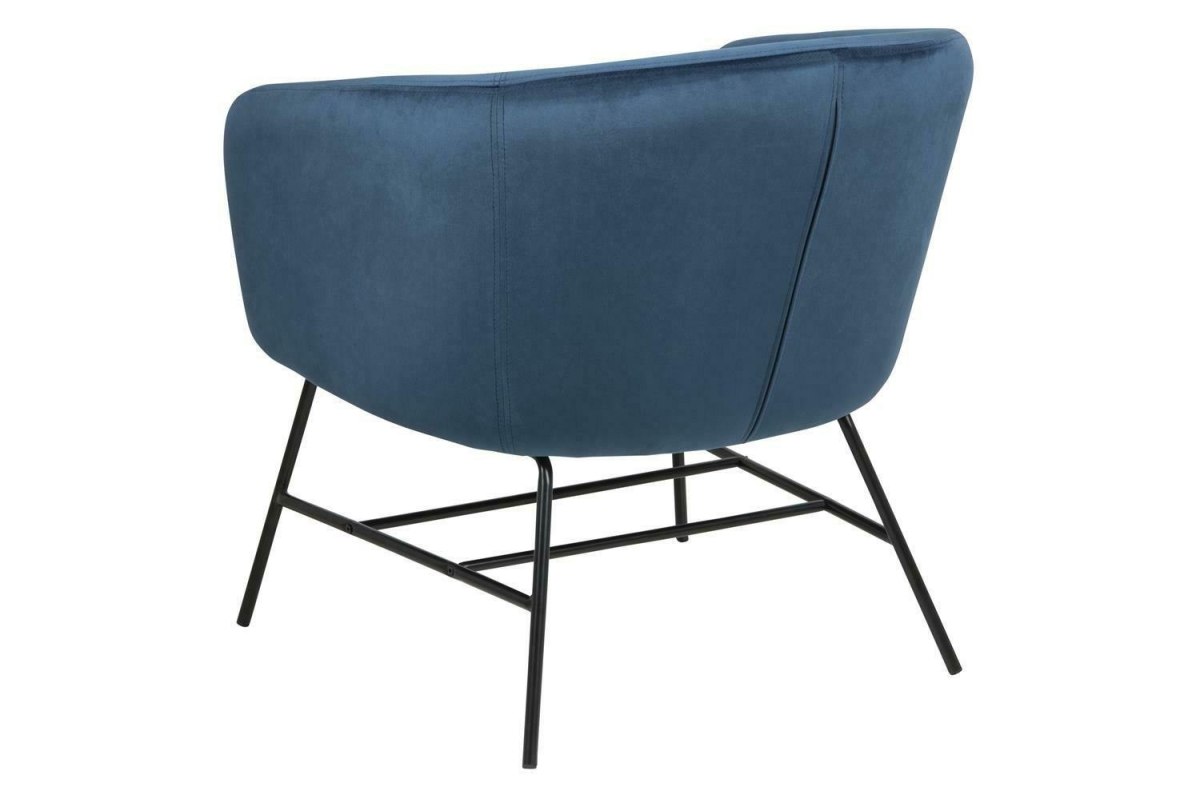 Fotel VIP czarny metal, CLASSIC BLUE, nowoczesny Fotel VIP czarny metal, CLASSIC BLUE, nowoczesny