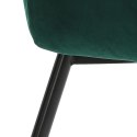 Krzesło Velvet ZIELONE eleganckie, tapicerowane