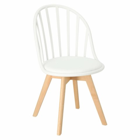 KRZESŁO RUSTICA BIAŁE, BUK, ELEGANCKIE, DO JADALNI, DO KUCHNI, AŻUROWE KRZESŁO RUSTICA BIAŁE, BUK, ELEGANCKIE, DO JADALNI, DO KUCHNI, AŻUROWE