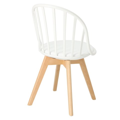 KRZESŁO RUSTICA BIAŁE, BUK, ELEGANCKIE, DO JADALNI, DO KUCHNI, AŻUROWE KRZESŁO RUSTICA BIAŁE, BUK, ELEGANCKIE, DO JADALNI, DO KUCHNI, AŻUROWE