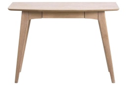 BIURKO DĘBOWE SKOGEN, SKANDYNAWSKIE, DĄB BIELONY, Z SZUFLADĄ, FORNIR