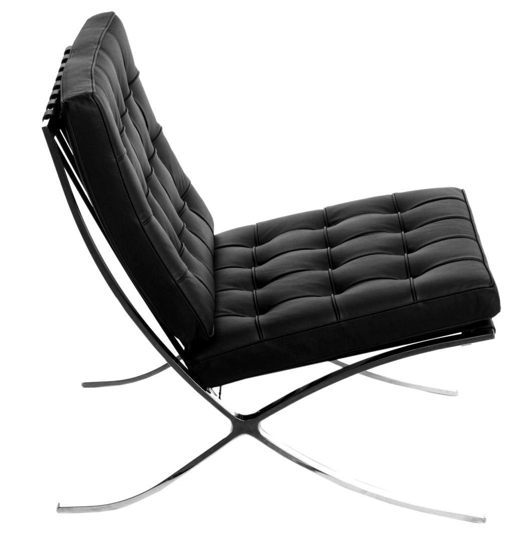 Fotel Barelona - BARCELON CHAIR - czarna ekoskóra Fotel Barelona - BARCELON CHAIR - czarna ekoskóra