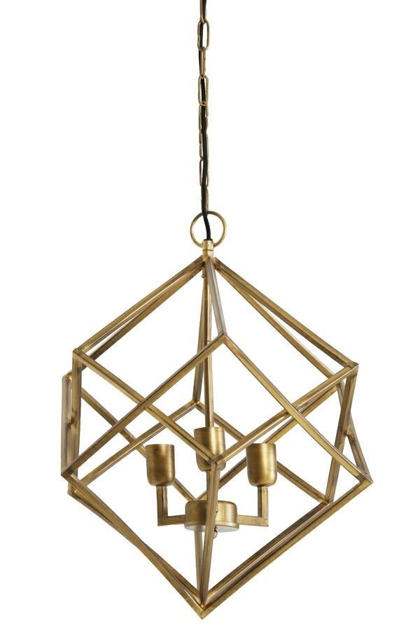 Lampa wisząca Drizella Złota Lampa wisząca Drizella Złota