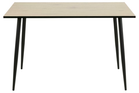 Stół Will 80x120 DZIKI DĄB, czarne nogi, PROSTOKĄT Stół Will 80x120 DZIKI DĄB, czarne nogi, PROSTOKĄT