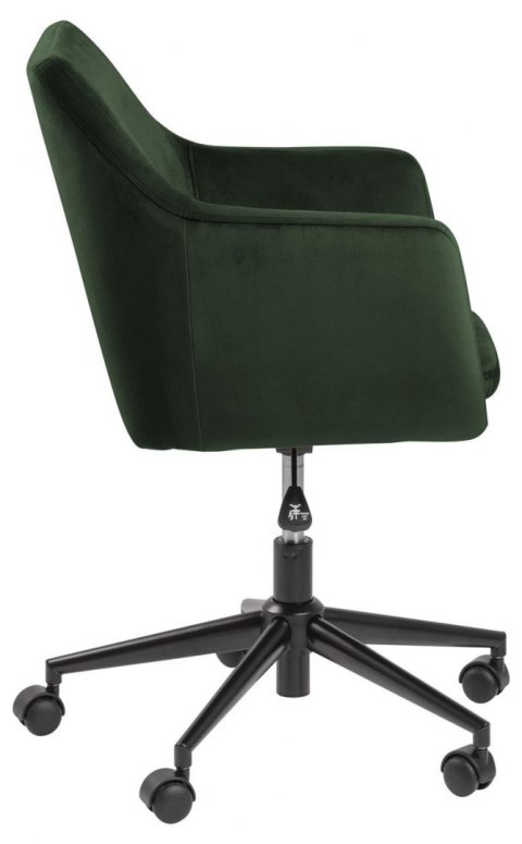 Fotel biurowy na kółkach VIC zielony, elegancki Fotel biurowy na kółkach VIC zielony, elegancki