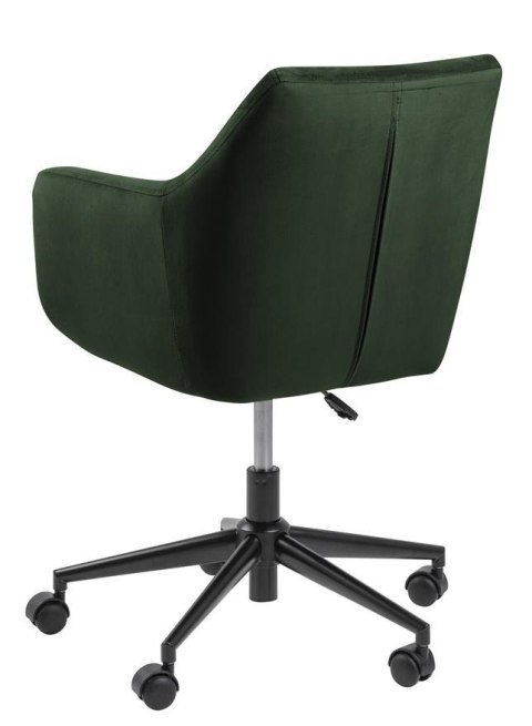 Fotel biurowy na kółkach VIC zielony, elegancki Fotel biurowy na kółkach VIC zielony, elegancki