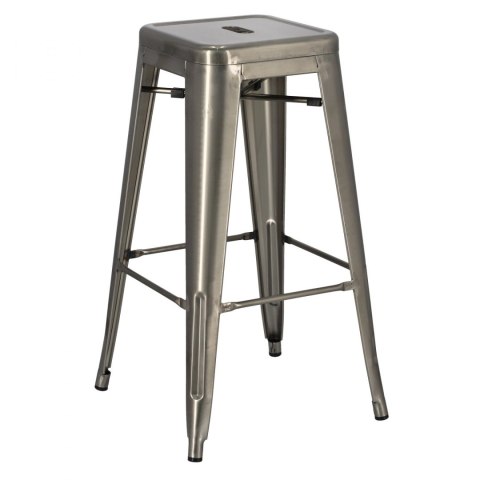 METALOWY HOKER LOFT ARTPRO, INDUSTRIALNY, STOŁEK BAROWY DO KUCHNI, 75 CM METALOWY HOKER LOFT ARTPRO, INDUSTRIALNY, STOŁEK BAROWY DO KUCHNI, 75 CM