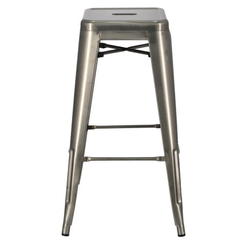 METALOWY HOKER LOFT ARTPRO, INDUSTRIALNY, STOŁEK BAROWY DO KUCHNI, 75 CM METALOWY HOKER LOFT ARTPRO, INDUSTRIALNY, STOŁEK BAROWY DO KUCHNI, 75 CM