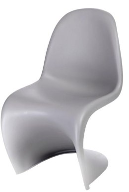 Krzesło Balance nietypowe, nowoczesne, szare jasne