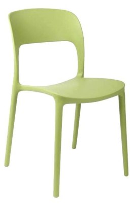 Krzesło Flex zielone, do kuchni,lokalu, wytrzymałe
