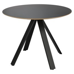 Stół Roma, FI 60 cm czarny, LOFT, nowoczesny