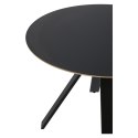 Stół Roma, FI 60 cm czarny, LOFT, nowoczesny