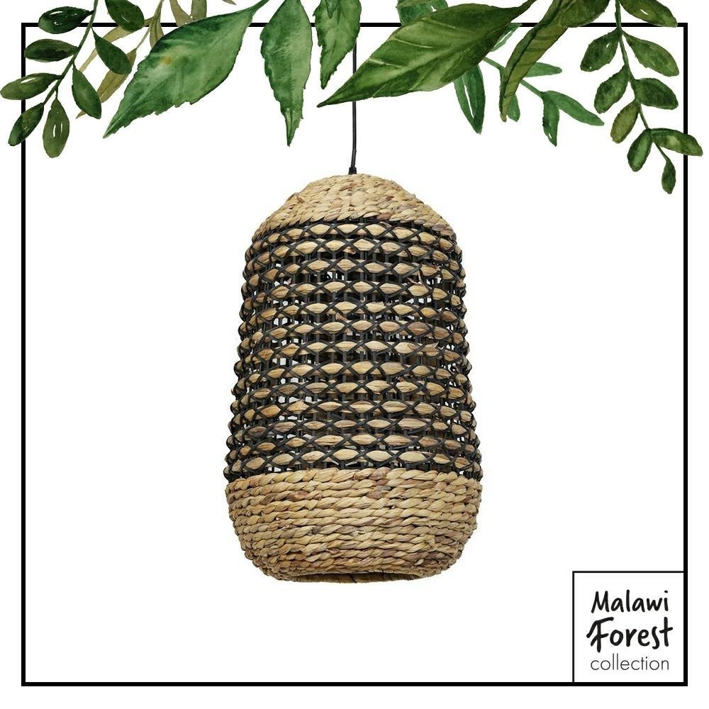 Lampa wisząca Tripoli rattan naturalny i czarny Lampa wisząca Tripoli rattan naturalny i czarny