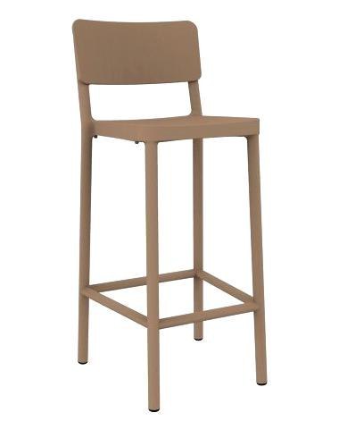 Stołek barowy Lisboa 75cm piaskowy Stołek barowy Lisboa 75cm piaskowy