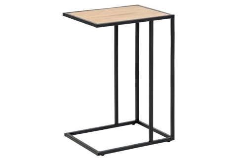 Stolik DENMARK Dąb, metal, solidny, smukły, wysoki