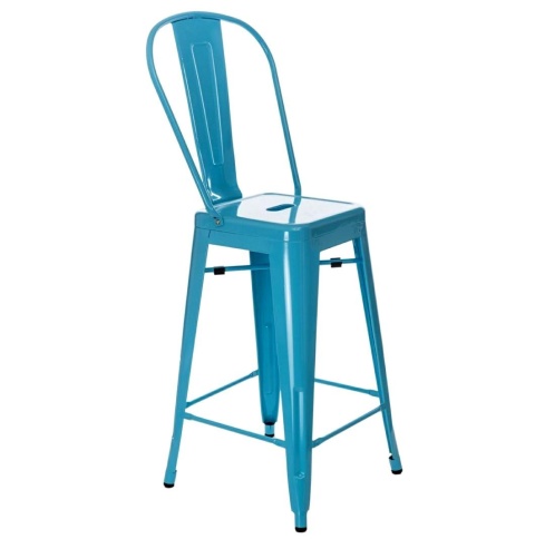 METALOWY HOKER LOFT ARTPRO, oparcie, INDUSTRIAL