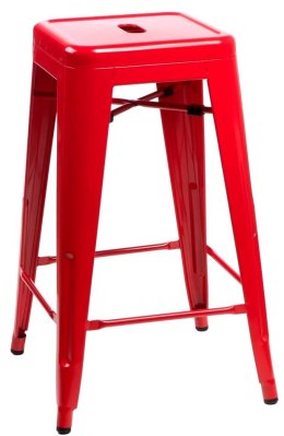 Metalowy Hoker TOWER PARIS 66 cm, CZERWONY, LOFT