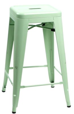 METALOWY HOKER LOFT ARTPRO 66 CM, ZIELONY, 