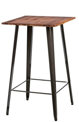 Stół Barowy TOWER PARIS Wood metaliczny, sosna