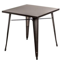 Stół Kwadratowy, metalowy, metaliczny,industrialny