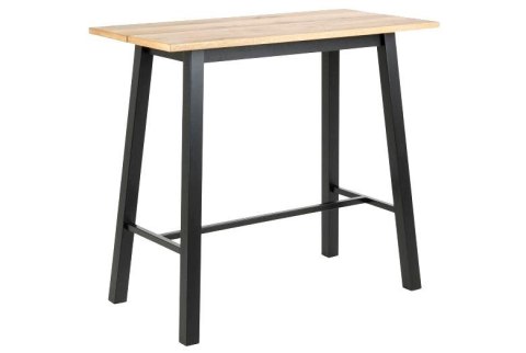 Stół barowy Szeroki, metal, drewno, industrialny
