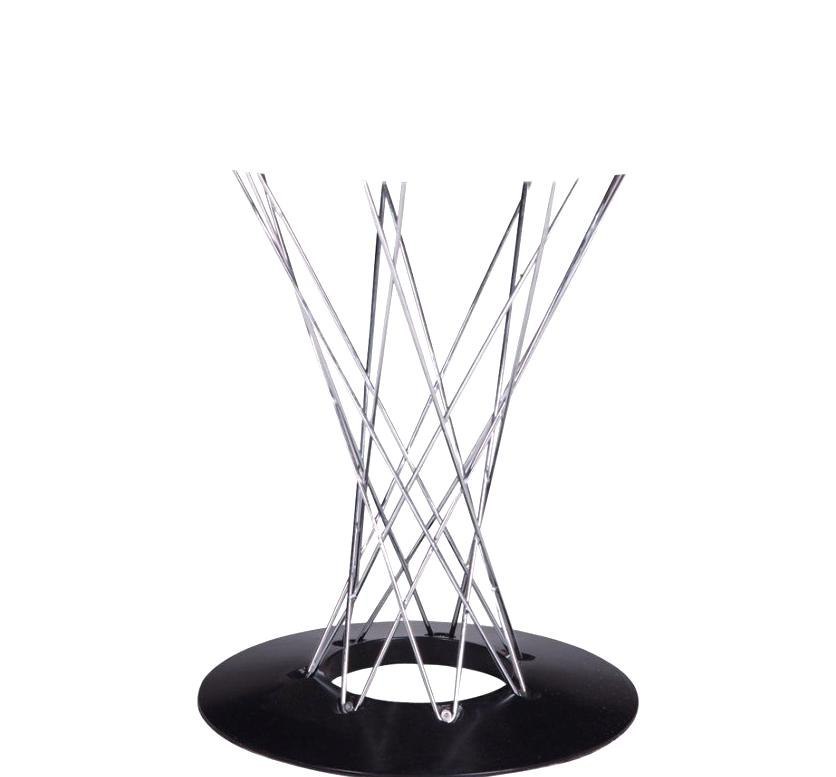 Stół okrągły, biały, FI 100 cm, metalowe nogi Stół okrągły, biały, FI 100 cm, metalowe nogi