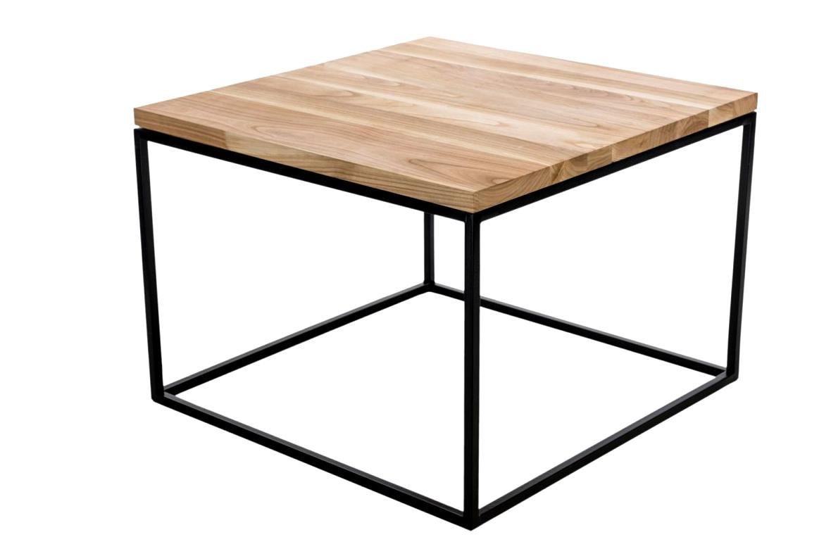 Stolik Kwadrat 60x60 profil 15 mm, dąb naturalny Stolik Kwadrat 60x60 profil 15 mm, dąb naturalny
