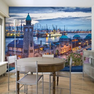 Fototapeta - Stare miasto i Port