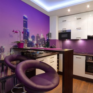 Fototapeta - Melbourne Fioletowe Miasto