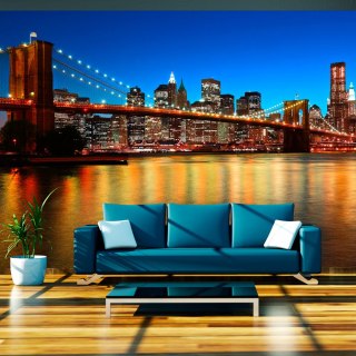 Fototapeta - Zmierzch Brooklyn Bridge