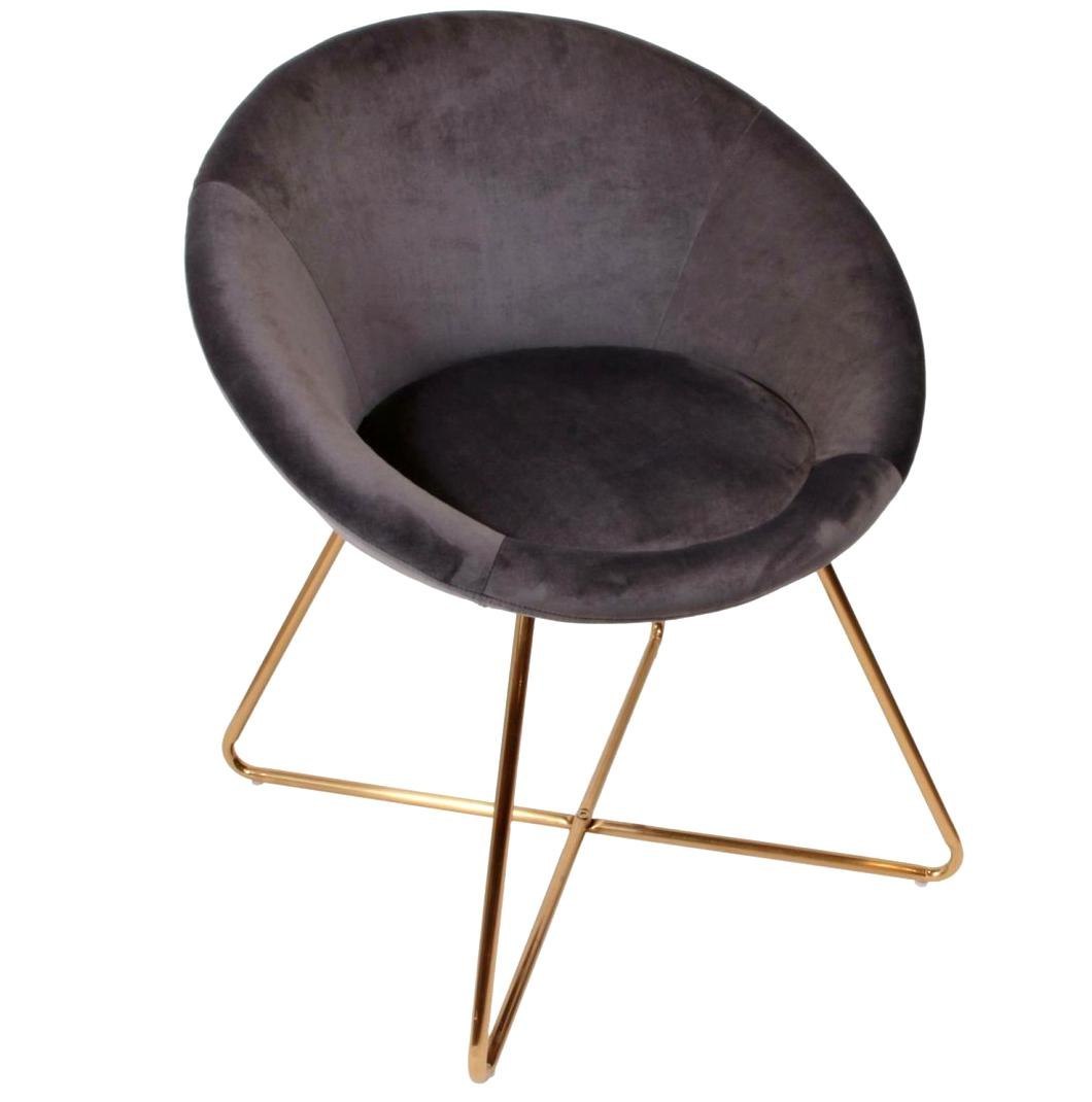 Fotel Karl Velvet szary Fotel Karl Velvet szary