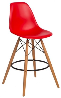 HOKER NORD - CZERWONY, OPARCIE, SKANDYNAWSKI 68 cm