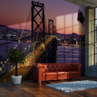 Fototapeta - Most San Francisco Nocą