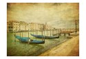 Fototapeta - Canal, Wenecja Gondole